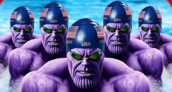 美國游泳隊紫臉到底是什么